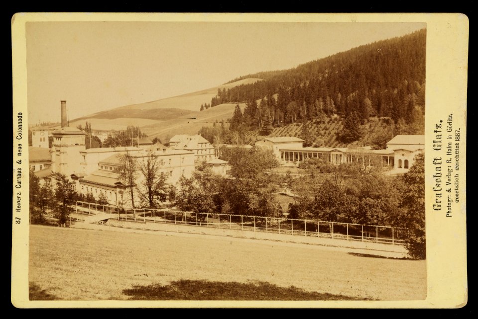 Grafschaft Glatz - Reinerz, Curnaus & neue Colonnade 1887 (69308139)
