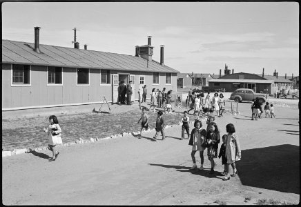 Granada Relocation Center, Amache, Colorado. A scene from the Boy Scout Memorial Day Parade, which w . . . - NARA - 537207