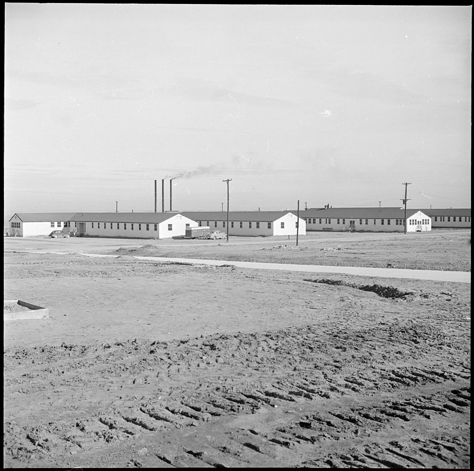 Granada Relocation Center, Amache, Colorado. A section of the hospital area. - NARA - 539122
