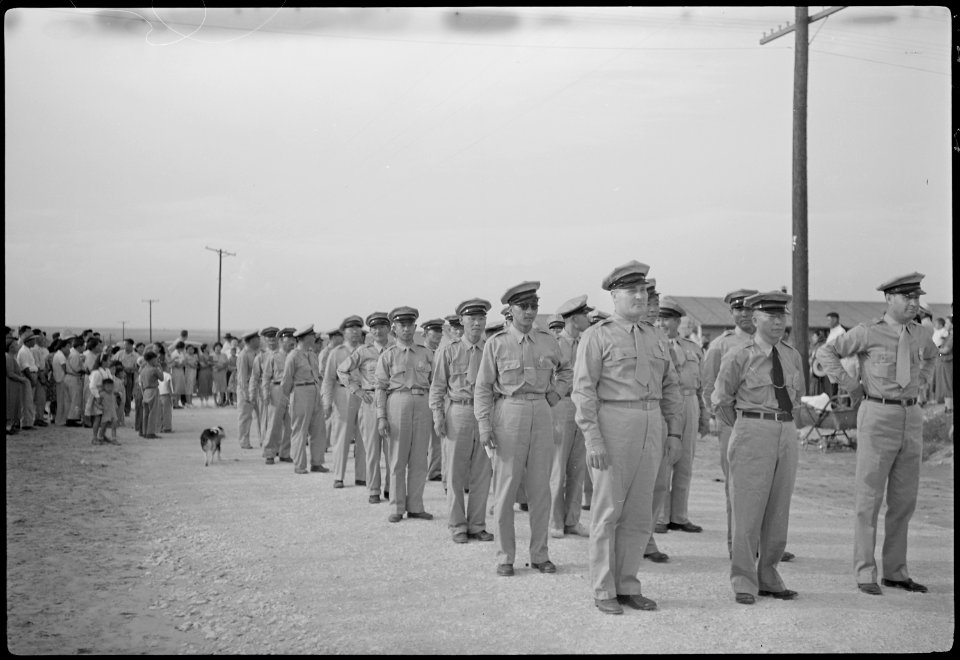 Granada Relocation Center, Amache, Colorado. Amache Summer Carnival Parade. - NARA - 537242
