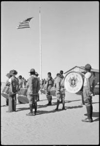 Granada Relocation Center, Amache, Colorado. A scene from the Boy Scout Memorial Day Parade, which w . . . - NARA - 537206