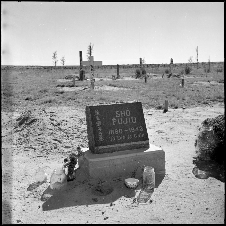Granada Relocation Center, Amache, Colorado. Not all the center residents will return to their form . . . - NARA - 539932