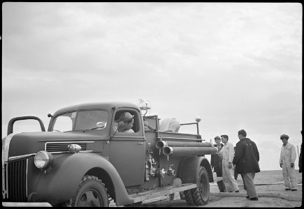 Granada Relocation Center, Amache, Colorado. Picture of this center's air-raid alert, which took pl . . . - NARA - 537175