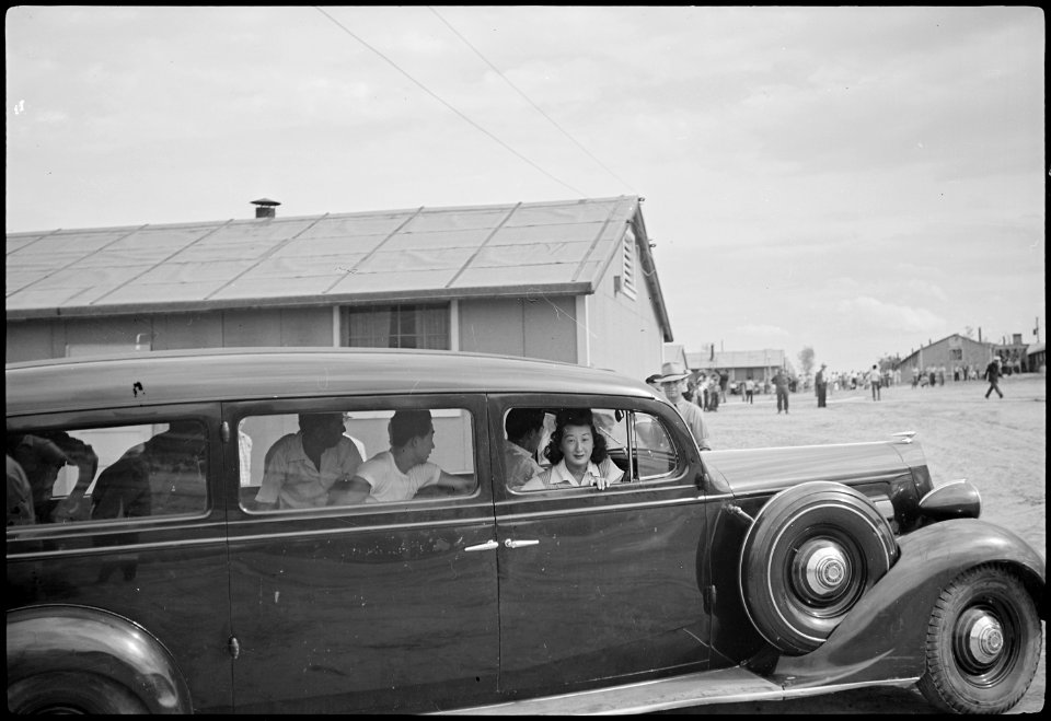 Granada Relocation Center, Amache, Colorado. Picture of this center's air-raid alert, which took pl . . . - NARA - 537180
