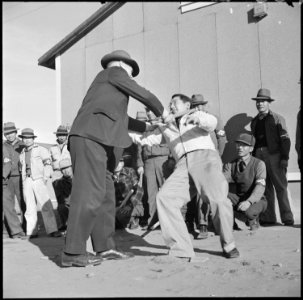 Granada Relocation Center, Amache, Colorado. To a class of center civilian police, Internal Securit . . . - NARA - 539094