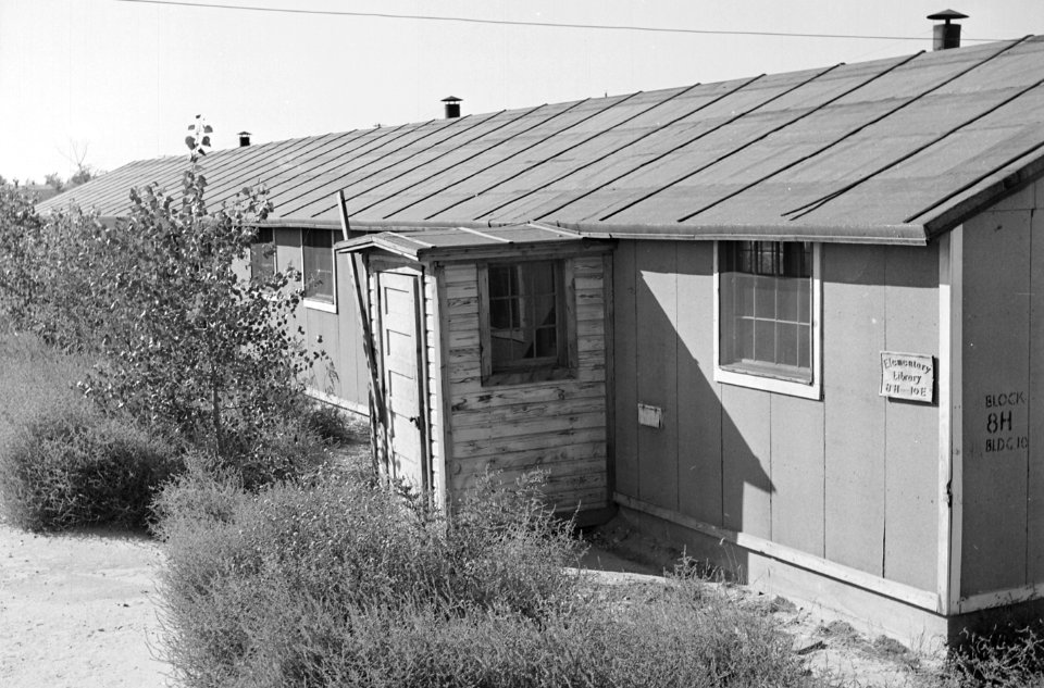 Granada Relocation Center, Amache, Colorado. Elementary school block at the Granada Project, Amache . . . - NARA - 539935 (cropped)