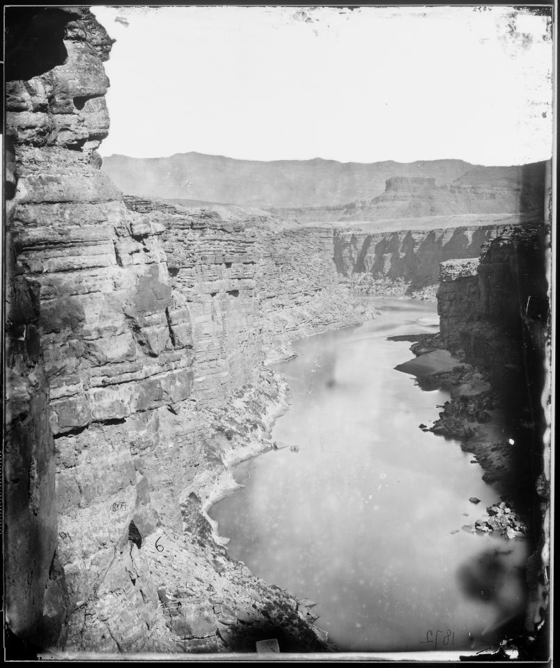 GRAND CANYON, NEAR THE PARIA, LOOKING WEST, FROM PLATEAU, COLORADO RIVER - NARA - 524230
