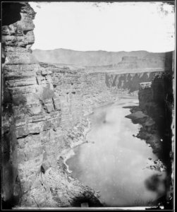 GRAND CANYON, NEAR THE PARIA, LOOKING WEST, FROM PLATEAU, COLORADO RIVER - NARA - 524230