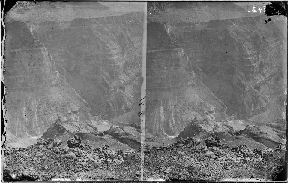 GRAND CANYON, SOUTH WALL SHEAVWITZ CROSSING NEAR FOOT OF TOROWEAP VALLEY, COLORADO RIVER - NARA - 524008
