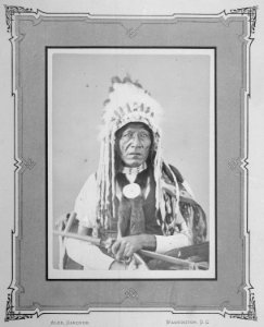Grass-Pah-Zhe. Blackfeet Sioux, 1872 - NARA - 519004 photo