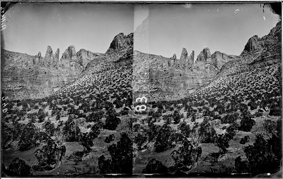 Green River. Split Mountain Canyon. Old nos. 364, 345, 441, 740. - NARA - 517939