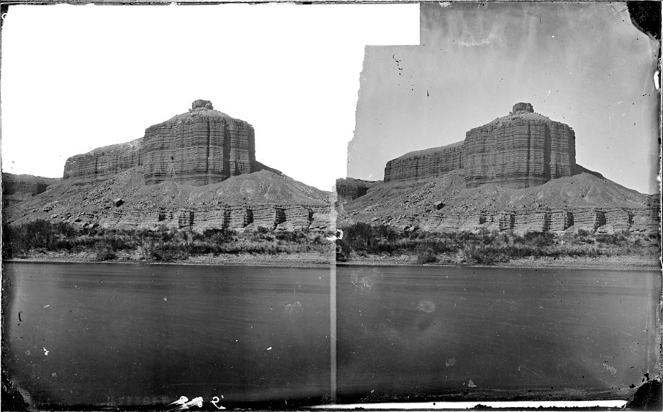 Green River. Dellenbaugh Butte, near the mouth of San Rafael. Old nos. 365, 625, 349a. - NARA - 517879