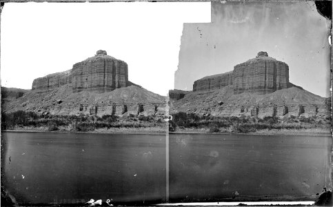 Green River. Dellenbaugh Butte, near the mouth of San Rafael. Old nos. 365, 625, 349a. - NARA - 517879