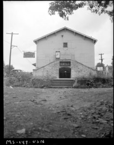Grill for miners and their families. Koppers Coal Division, Federal ^1 Mine, Grant Town, Marion County, West Virginia. - NARA - 540298