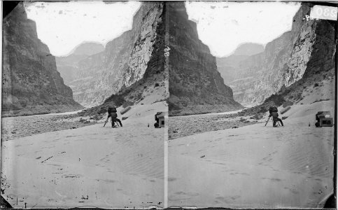 GRAND CANYON, MOUTH OF KANAB WASH OR CREEK, COLORADO RIVER - NARA - 523996 photo