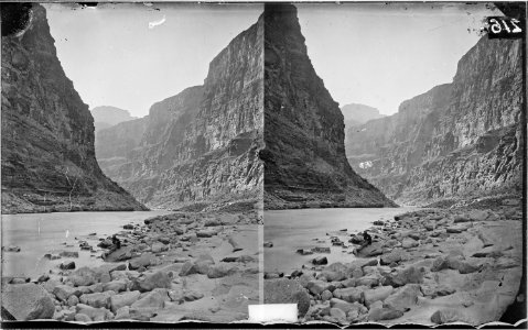 GRAND CANYON, MOUTH OF KANAB WASH OR CREEK, COLORADO RIVER - NARA - 523981 photo