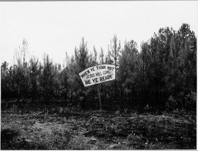 Harmony Community, Putnam County, Georgia. Signs like this are common along all the main roads. Thi . . . - NARA - 521436