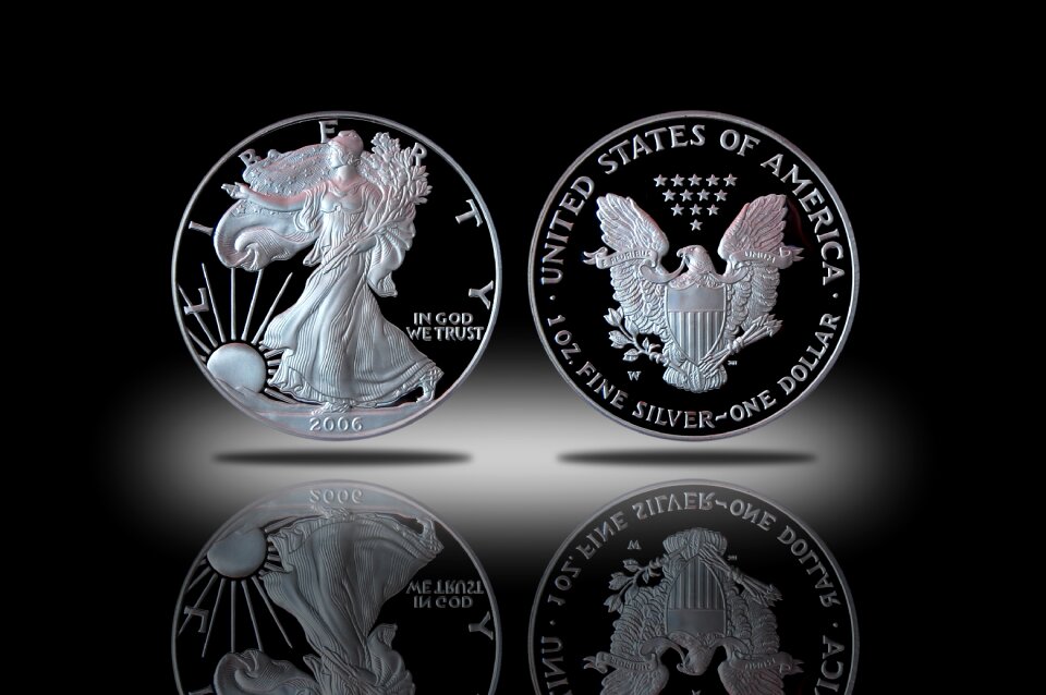 Numismatic investment silver eagle