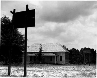 Harmony Community, Putnam County, Georgia. The Negro school is far better than that of the white com . . . - NARA - 521391
