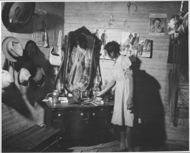Harmony Community, Putnam County, Georgia. These pictures show the interior of a young tenant's plac . . . - NARA - 521407