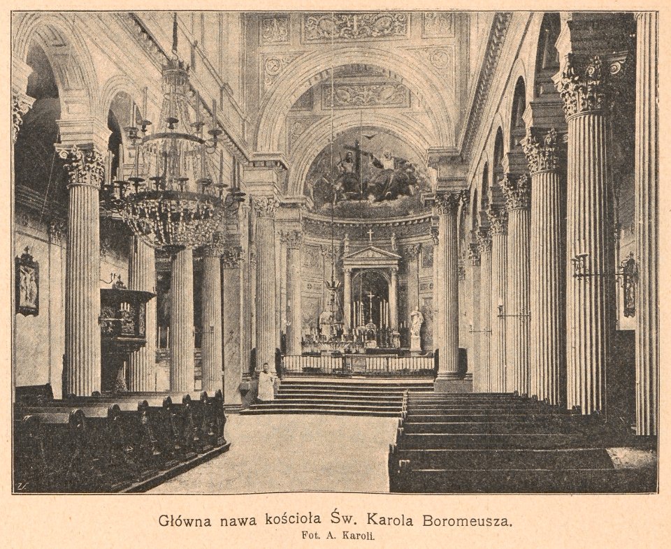 Główna nawa kościoła Św. Karola Boromeusza - Fot. A. Karoli (68652)