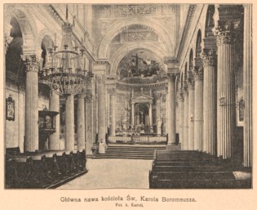 Główna nawa kościoła Św. Karola Boromeusza - Fot. A. Karoli (68652)