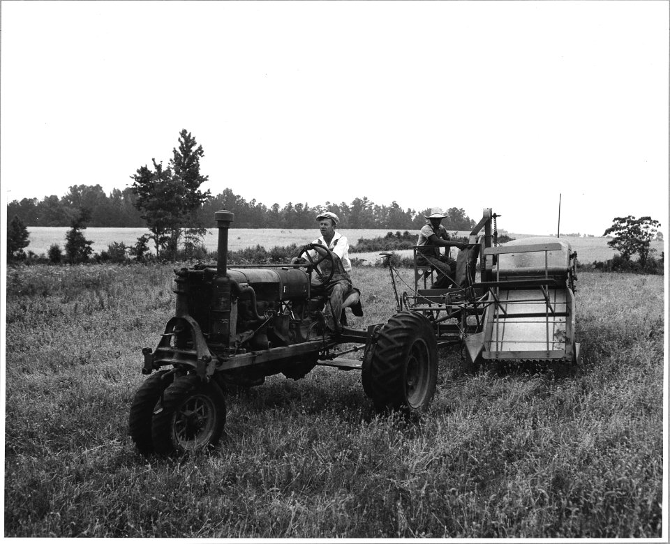 Harmony Community, Putnam County, Georgia.... There are not many combines in Putnam County because m . . . - NARA - 521322