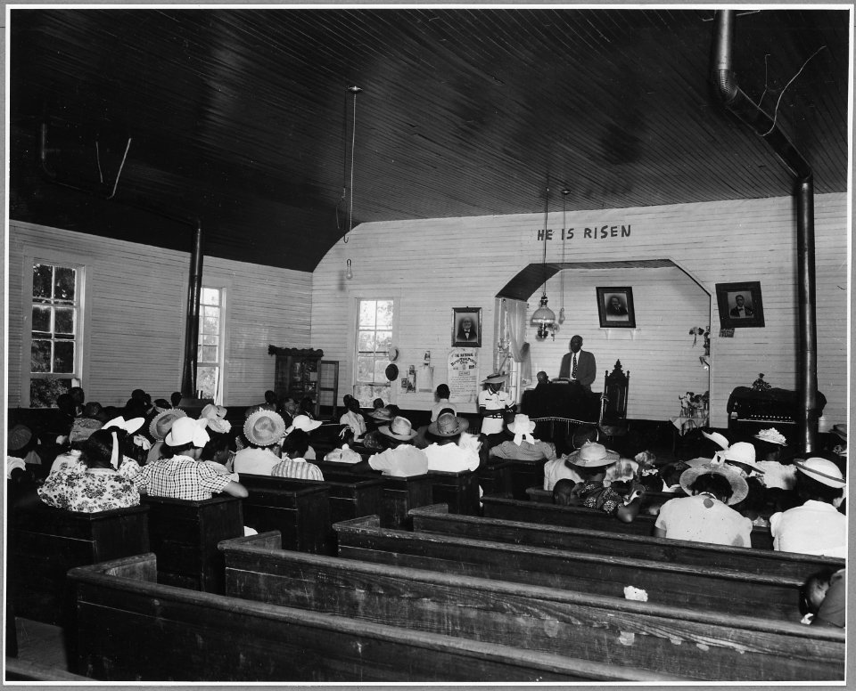 Harmony Community, Putnam County, Georgia.... The Jefferson Baptist Church is the heart of the Negro . . . - NARA - 521386