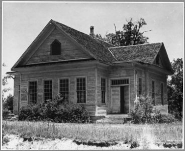 Harmony Community, Putnam County, Georgia.... The Harmony Church was rebuilt in 1927 after a fire th . . . - NARA - 521397