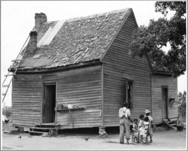 Harmony Community, Putnam County, Georgia. Here is a representative sample of the dwellings in which . . . - NARA - 521280 photo