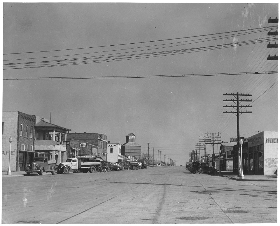 Haskell County, Kansas (Sublette). Sublette is the county seat of Haskell County. This is its main s . . . - NARA - 522075