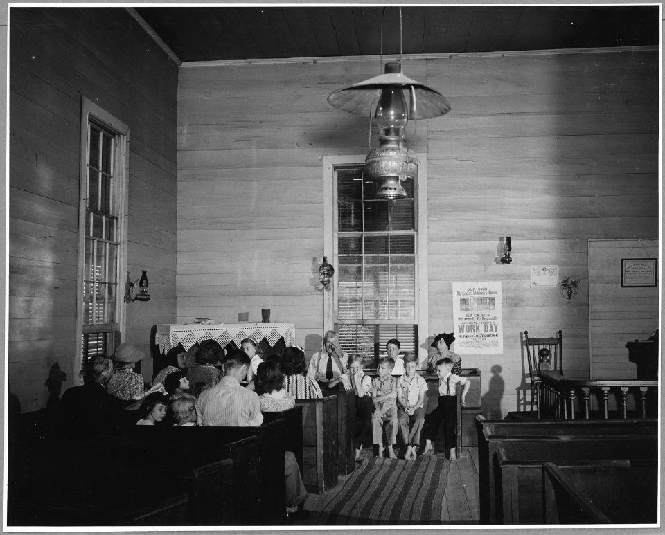 Harmony Community, Putnam County, Georgia.... Union Chapel located in a nearby community is Methodis . . . - NARA - 521399