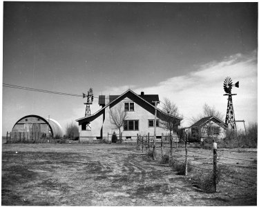 Haskell County, Kansas. Home of large farmer who is making a success of his farming. Perhaps the bes . . . - NARA - 522076 photo