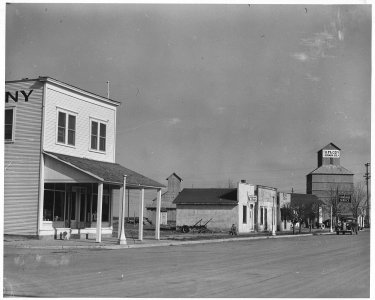 Haskell County, Kansas (Sublette). Sublette is the county seat of Haskell County. This is its main s . . . - NARA - 522074 photo