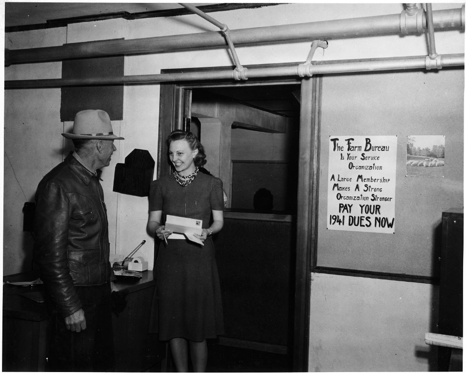 Haskell County, Kansas. Miscellaneous scenes - Farm Bureau office. - NARA - 522152