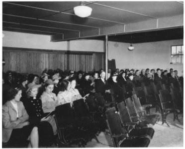 Haskell County, Kansas. ...(A picture) of the Christian church in Sublette. Like many other building . . . - NARA - 522136 photo