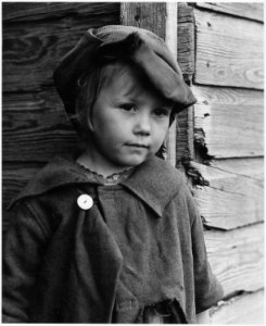 Haskell County, Kansas. The two children shown...are brother and sister. Their father is a tenant fa . . . - NARA - 522127