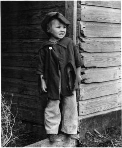 Haskell County, Kansas. The two children shown...are brother and sister. Their father is a tenant fa . . . - NARA - 522125