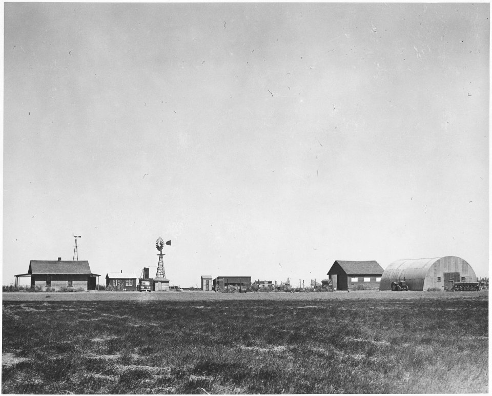 Haskell County, Kansas. Other farm near Sublette. Belongs to a young man who bought it when it was t . . . - NARA - 522084