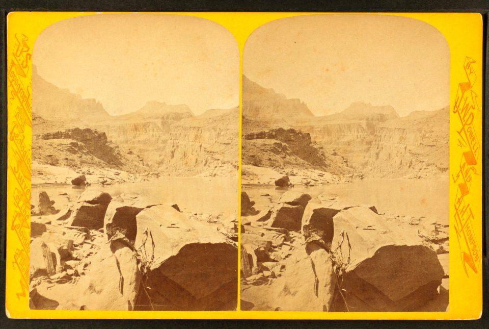 Head of the cañon, by Hillers, John K., 1843-1925