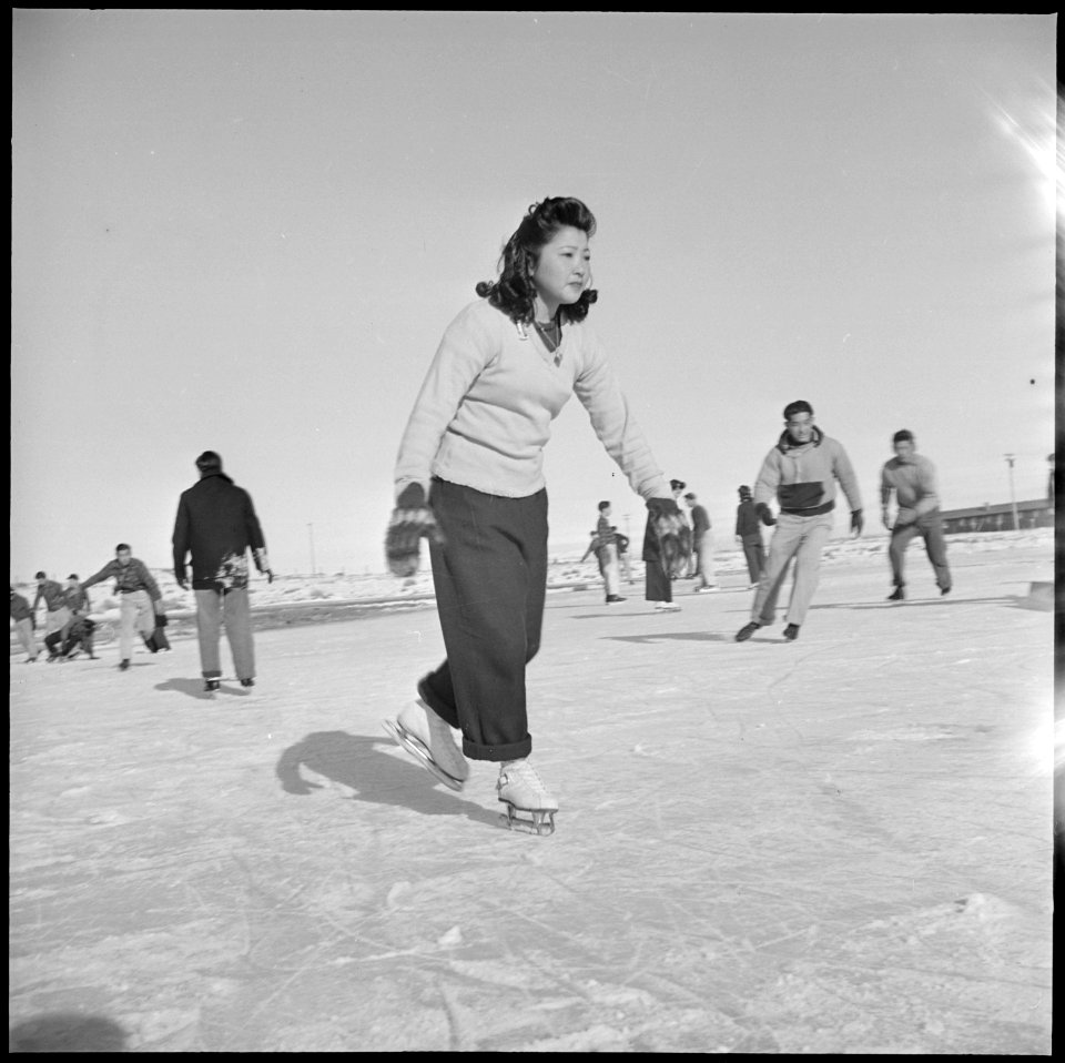 Heart Mountain Relocation Center, Heart Mountain, Wyoming. By the third time he had been to an ice . . . - NARA - 539183