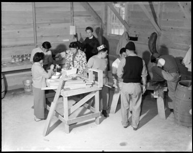 Heart Mountain Relocation Center, Heart Mountain, Wyoming. Production of clay products will be amon . . . - NARA - 538773