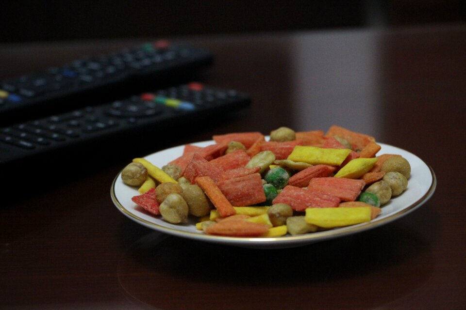 Healthy dinner closeup