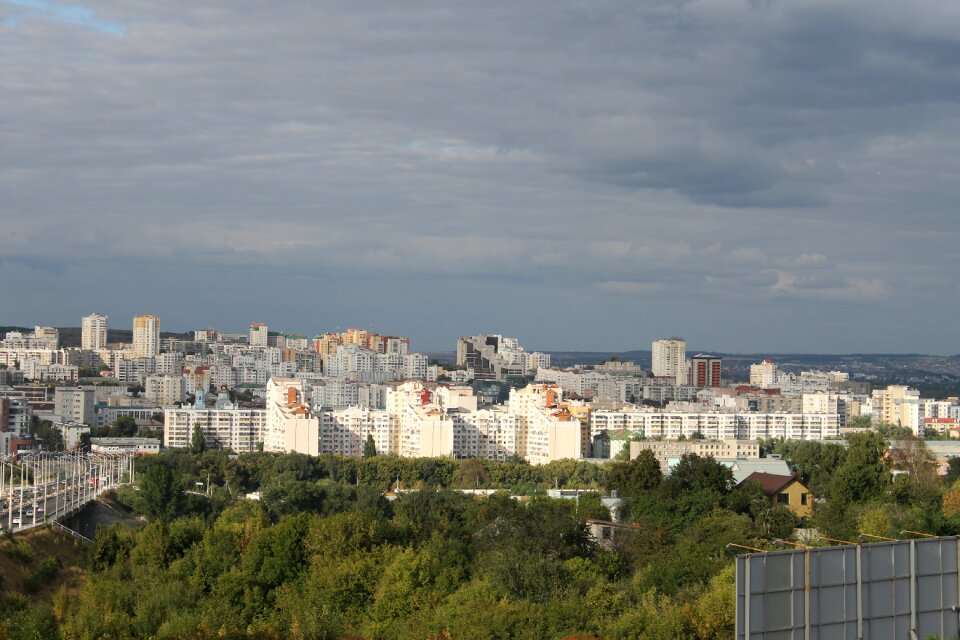 Panoramic architecture the urban landscape