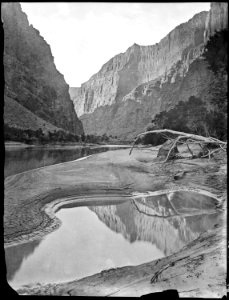 Heart of the Canyon of Lodore, Green River, Moffat County, Colorado. Old No. 84. Near duplicate of - NARA - 517741