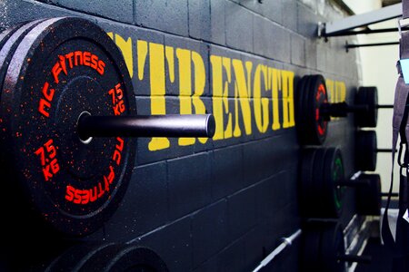Gym weights strength