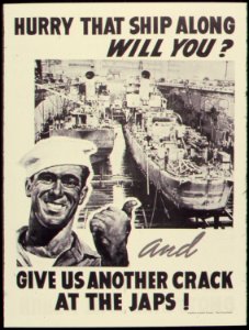 Hurry that ship along will you^ and give us another crack at the Japs^ - NARA - 535195