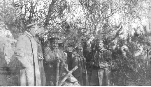 Ignacy Paweł Fudakowski - Punkt obserwacyjny rosyjskiego 12 Dywizjonu Artylerii Moździerzy w Galicji lub na Słowacji (94-46-3)