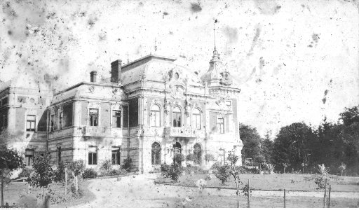Ignacy Paweł Fudakowski - Rosyjski 12 Dywizjon Artylerii Moździerzy w pałacu w Tartakowie w Galicji (94-85-1)