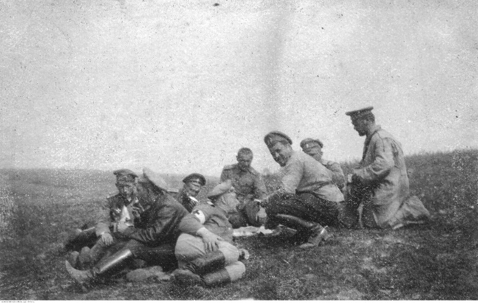 Ignacy Paweł Fudakowski - Rewia wojsk rosyjskich pod Świniuchami na Wołyniu z udziałem wielkiego księcia Georgija Michajłowicza Romanowa (94-91-11)